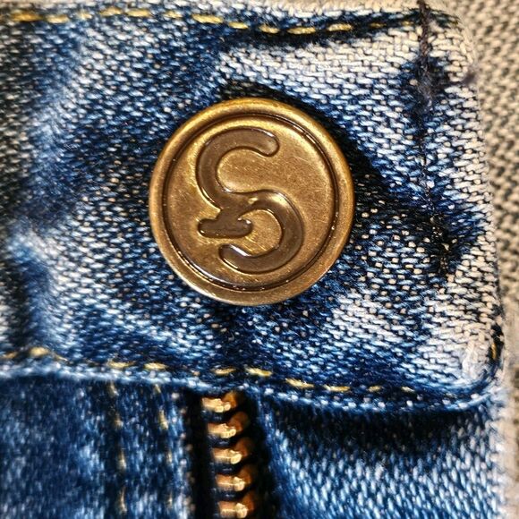 Wrangler George Strait Jeans Mens 34x30 (31x29) Blue Western Cowboy Straight Leg - Picture 6 of 11